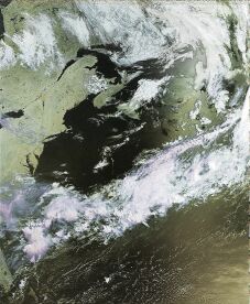 NOAA 15 color image