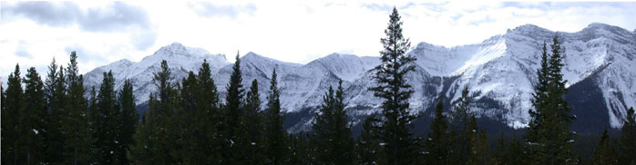 Icefields Highwayn maisemia