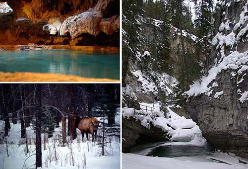 Kalliovuorilta: Cave and Basin, Elk & Johnston Creek 15.-16.2.-04