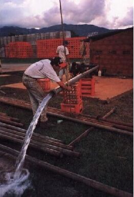 Prueba de bombeo de pozo, Villavicencio, Colombia