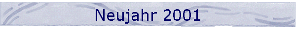 Neujahr 2001