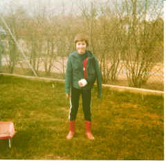 Alex mit Arm in Gips