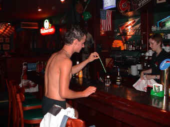 Patrick nach dem Strip
