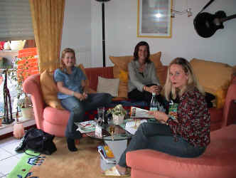Junggesellinnenabend - Die M�dels sammeln sich zum Abmarsch