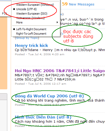 Encoding Unicode (utf-8)