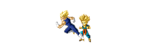 Vegeta VS Trunks