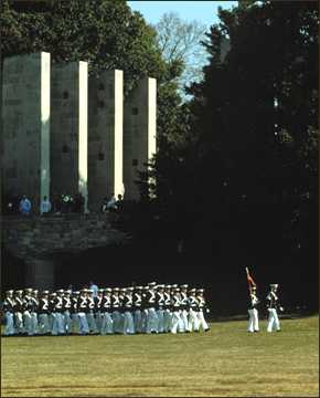 Cadets on the Drillfield