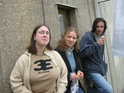Oph&eacute;lie H&eacute;bert and friends at the public presentation of the MAO class 
					  at the Atheneum, Dijon, France, May 26, 2005