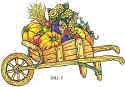 Could he be inside the wheelbarrow?