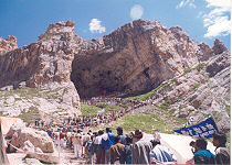 View of Holy Cave
