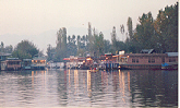 Houseboats on Dal Lake