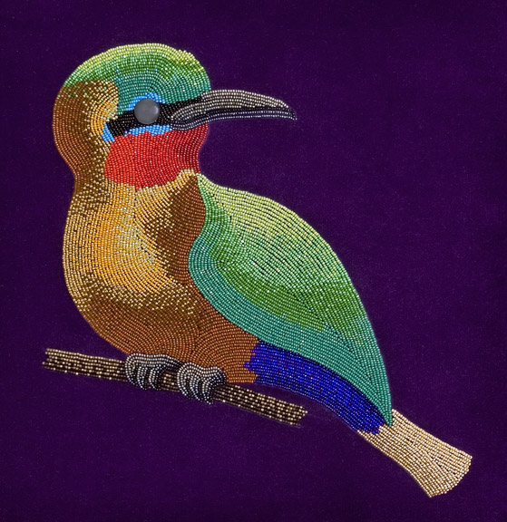 Red-Throated Bee Eater by Holley Bakich