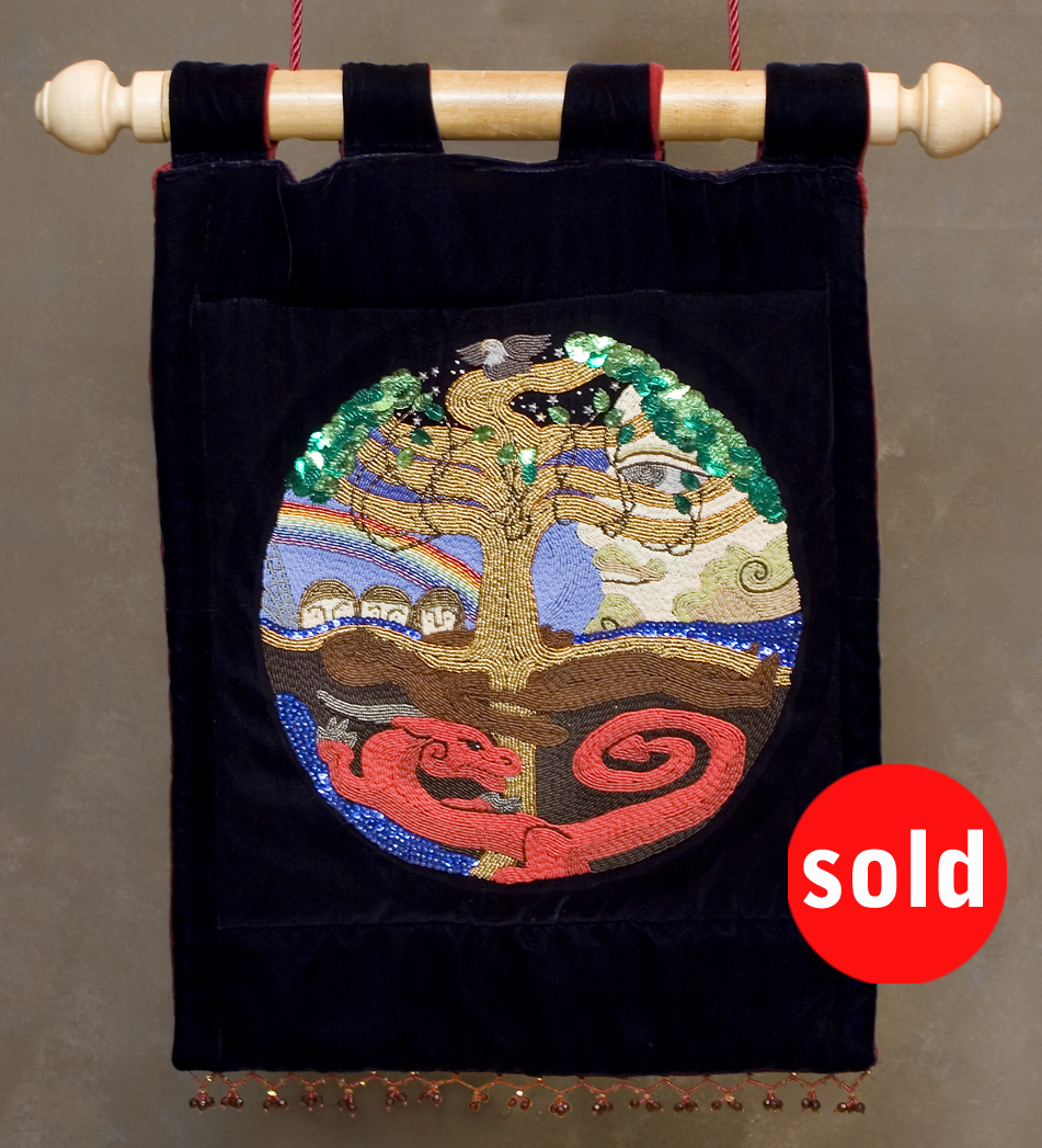 Yggrasil the World Tree by Holley Bakich