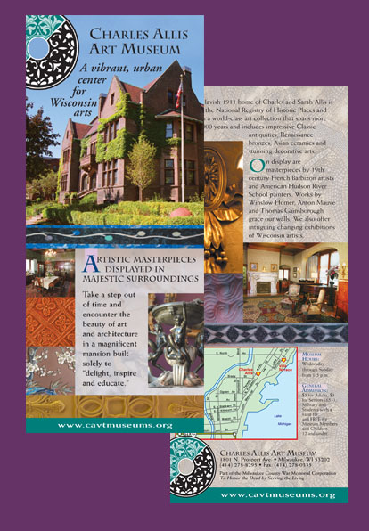 Rack card designed by Holley Bakich