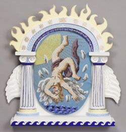Icarus beadwork by Holley Bakich copyright