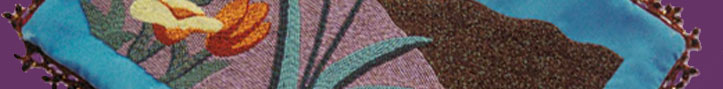 Detail of the Challah cover by Holley Bakich