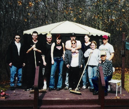 Raking...if we're taking a picture, does that mean we're done?
