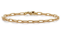 7 inch 18 karat gold bracelet