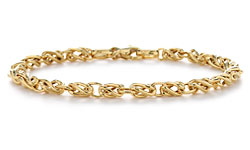 7 inch 18 karat gold bracelet