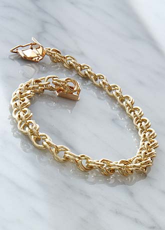 7 inch 18 karat gold bracelet