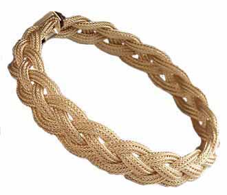 7 inch 18 karat gold bracelet