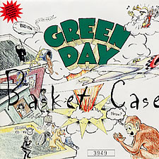 The US front cover of the single Basket Case