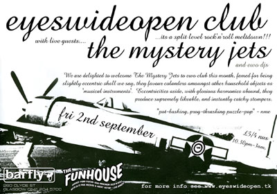 the mystery jets... sept 2nd! click for a bigger image