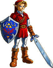 Link in his Goron Tunic