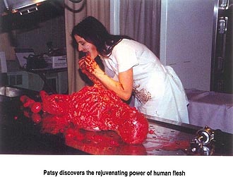 Anne Day-Jones as Patsy, a nurse with a small problem