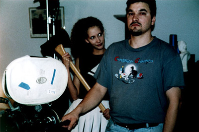 Director Jeff Miller and star Tasha Biering