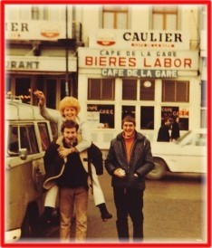 Arrining SHAPE Belgium, Start of Tour.Jan, Brian & Alan.