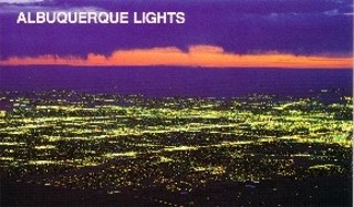Alburquerque at night.