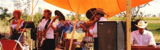 Playing "The Rattlesnake Weekend" on Route 66.