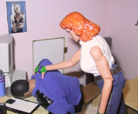 Scarlet in the Lab