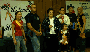 Here are the Winners & Princesses for the '05 Carrot Fest cooking contest.