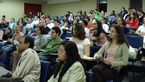 VII Simp&oacute;sio M&eacute;dico Acad&ecirc;mico de Homeopatia da Unicamp: o p&uacute;blico no Anfiteatro 1 da FCM/Unicamp (2).