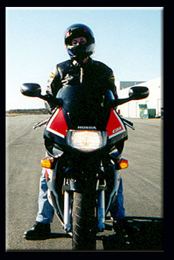 Me, looking tough...