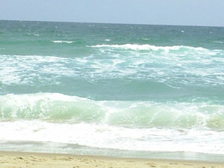 The beach in Avon, NC.