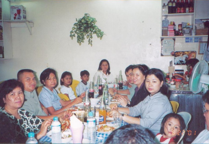 the other end of the table