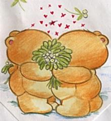 kissing bears