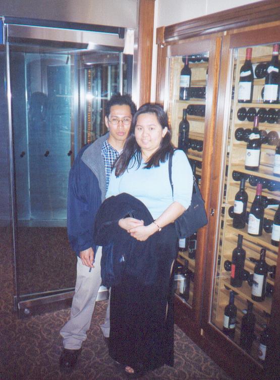 taken on our 1st anniversary at the 360 restaurant (CN Tower)
