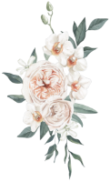 watercolor floral graphic
