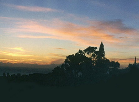Sunset from Waialae Ridge
