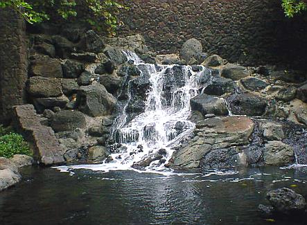 Waterfall at the Kahala Mandarin Hotel
