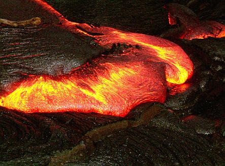 Cooling Lava Flow
