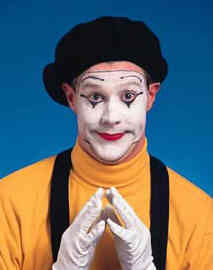 Yeah I'm a mime, oh whats that? why yes I do like it in the ass