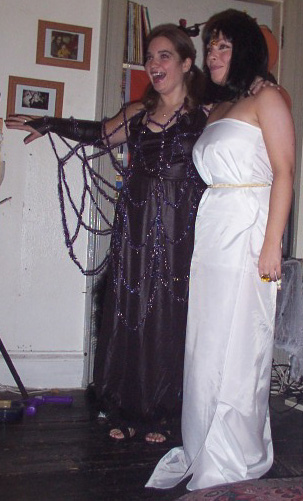 Sisters thinking evil thoughts