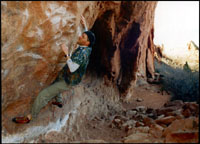 Bouldering on North Gateway Rock