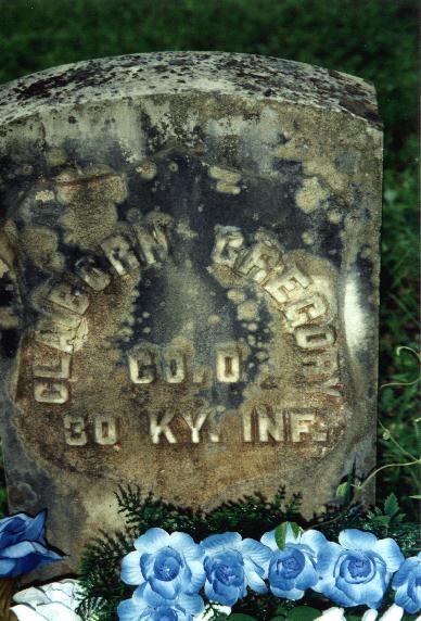 Grave of Claib Gregory