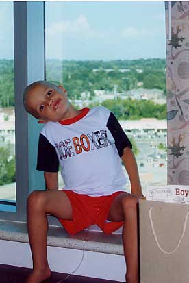 Brock, 6th floor window at Children's